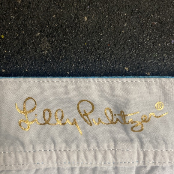 Lilly Pulitzer blue the Callahan shorts size 14 - Picture 5 of 8